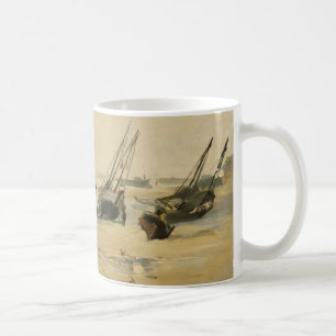 Taza De Café Playa de Eduardo Manet el , marea baja