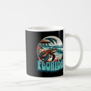 Taza De Café Playa de Florida Surf Surfing Océano Vintage Usa F