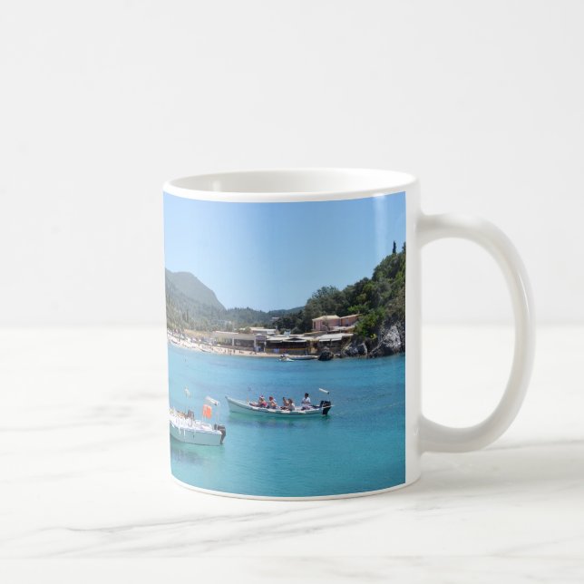 Taza De Café Playa de Paleokastritsa, Corfú (Derecha)