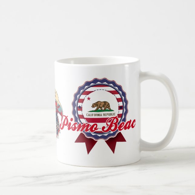 Taza De Café Playa de Pismo, CA (Derecha)