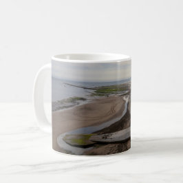 Taza De Café Playa de Redcar desde el Beacon