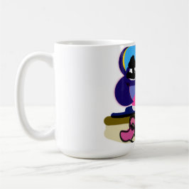 Taza De Café Playa de San Valentín Pink Flamingos divertido