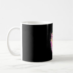 Taza De Café Playa de verano de Tan y Tipsy Vibes Skeleton rosa
