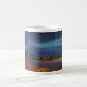 Taza De Café Playa de White Point en la mug de Dusk
