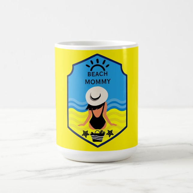 Taza De Café Playa Esencial De Verano (Centro)