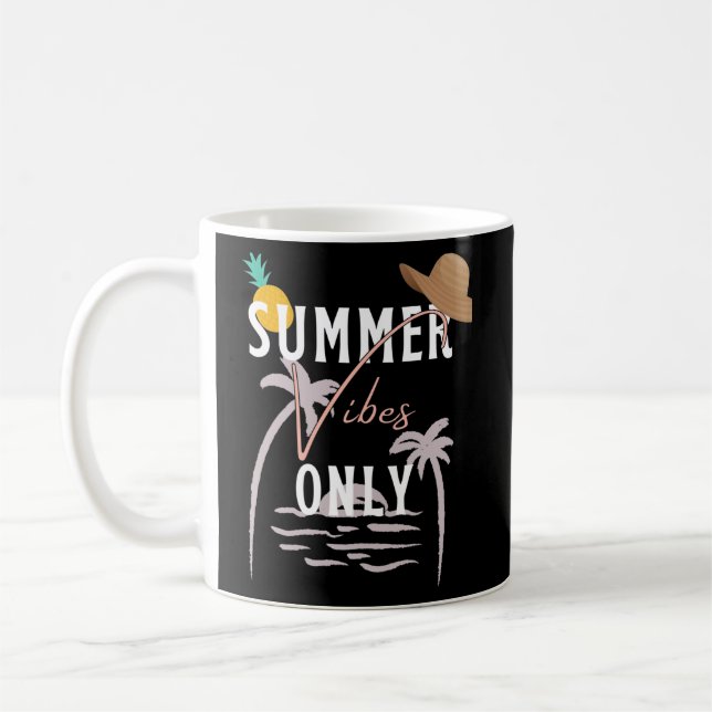 Taza De Café Playa exclusiva para las vibraciones de verano (Izquierda)