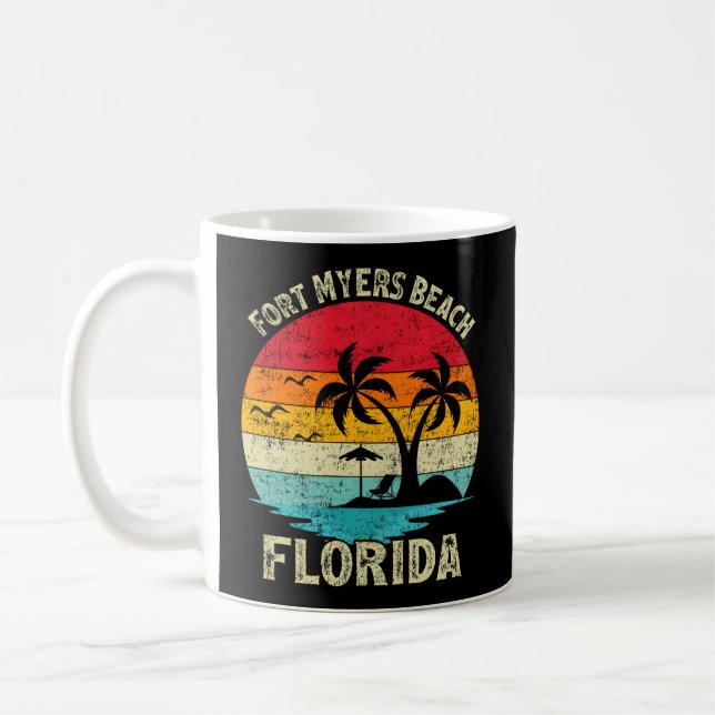 Taza De Café Playa Florida Fort Myers (Izquierda)