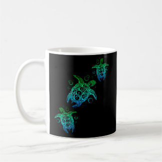 Taza De Café Playa hawaiana Honu de tortugas marinas
