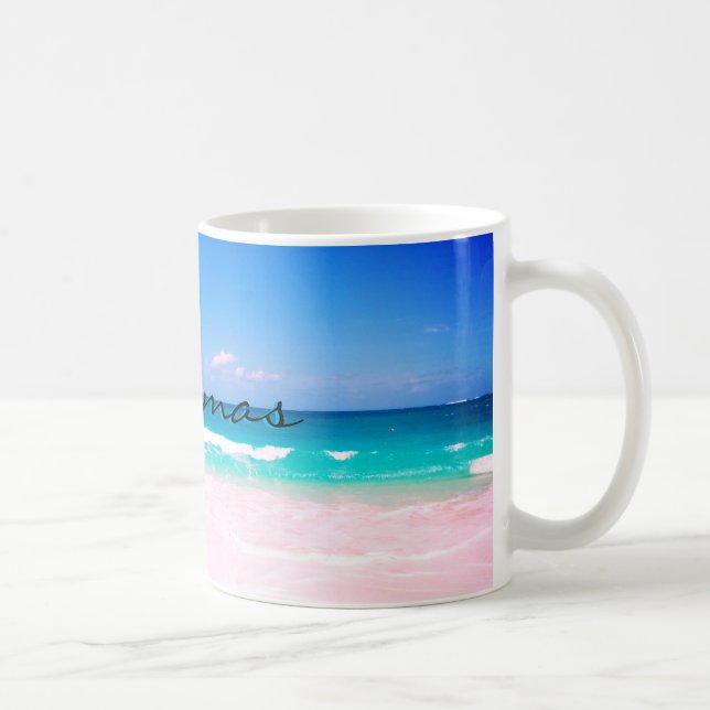 Taza De Café Playa hermosa de Bahamas (Derecha)