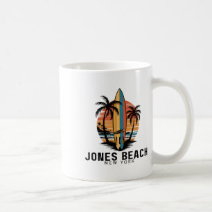 Taza De Café Playa Jones Nueva York Surfing Surfista _1 