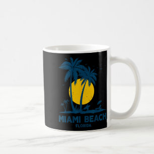 Taza De Café Playa Miami Viaje Vacaciones Florida
