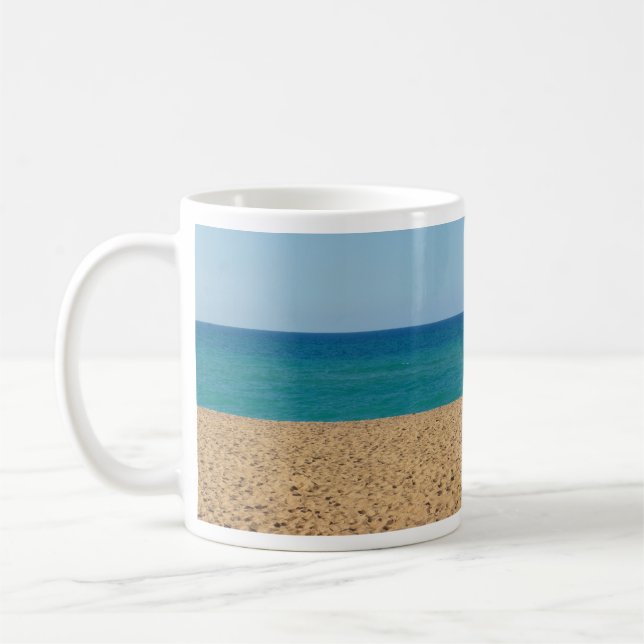 Taza De Café Playa, océano, Sky Mug (Izquierda)