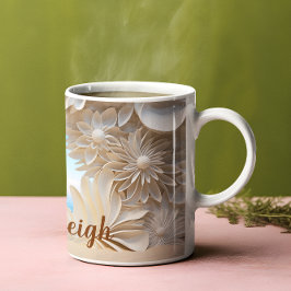 Taza De Café Playa personalizada de Costa de Marfil con aspecto