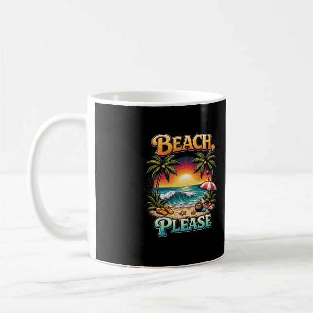 Taza De Café Playa, Por Favor (Izquierda)