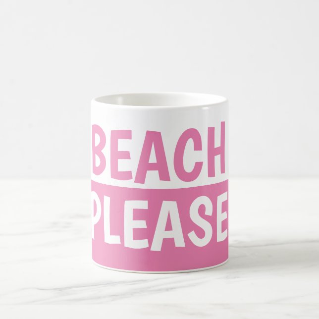 TAZA DE CAFÉ PLAYA POR FAVOR MUG (Centro)