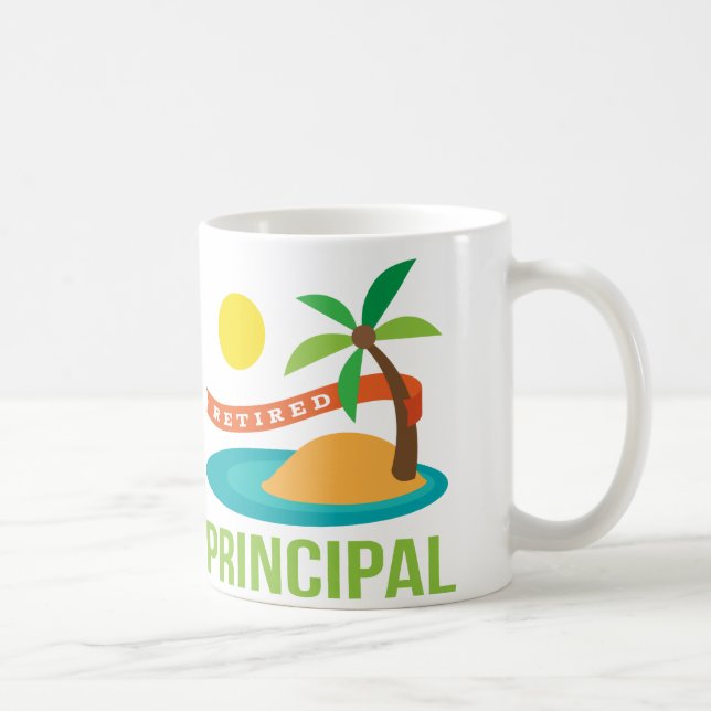 Taza De Café Playa principal jubilada (Derecha)