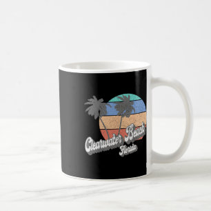 Taza De Café Playa Retro Clearwater Beach Florida Fl Vintage Pa
