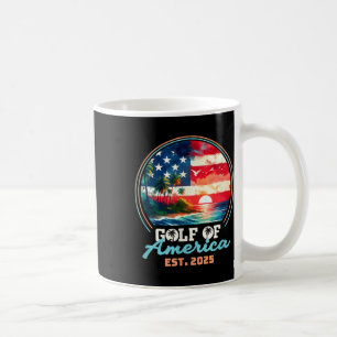 Taza De Café Playa Retro Vintage Del Golfo De Eeuu