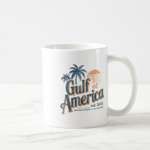 Taza De Café Playa Retro Vintage Del Golfo De Estados Unidos Es