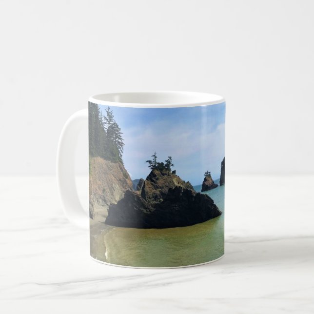 Taza De Café Playa Secreta, Samuel H. Boardman, Oregon (Anverso izquierdo)