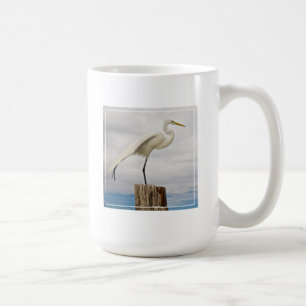 Taza De Café Playa talentosa del Egret el fuerte Myers, la