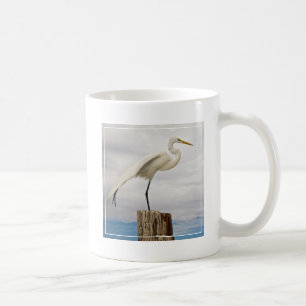 Taza De Café Playa talentosa del Egret el   fuerte Myers, la