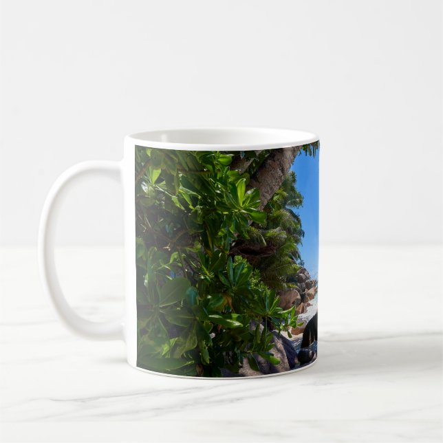 Taza De Café Playa tropical (Izquierda)