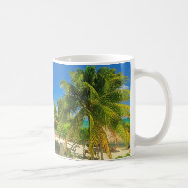 Taza De Café Playa tropical, Belice (Derecha)