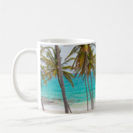 Taza De Café Playa tropical colorida