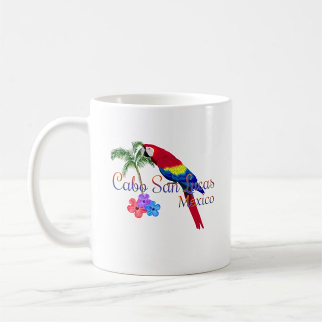 Taza De Café Playa Tropical de Cabo San Lucas (Izquierda)