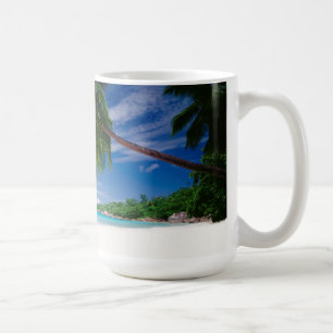 Taza De Café Playa tropical el   Seychelles