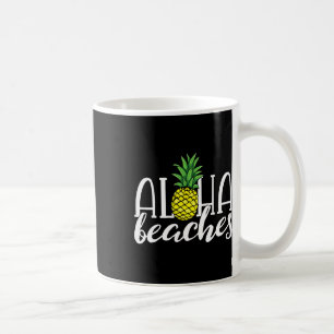 Taza De Café Playas Aloha Fiesta de Soltera Hawaiana Piña