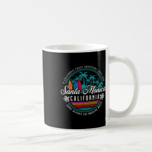 Taza De Café Playas de arena de Santa Mónica de California romp