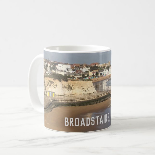 Taza De Café Playas de Broadstairs en Kent (Anverso izquierdo)