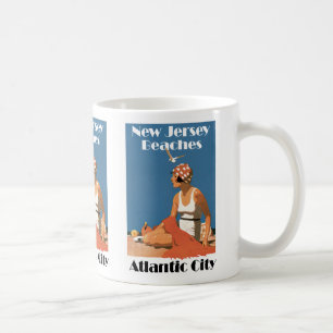 Taza De Café Playas de Nueva Jersey ~ Atlantic City