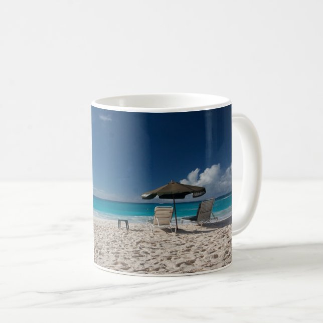 Taza De Café Playas tropicales | Sandy Beach, Anguila (Anverso derecho)