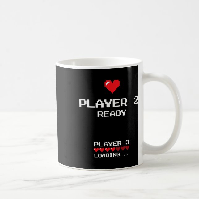 Taza De Café Player 2 Player 3 Loading - Retro Gaming -  (Derecha)