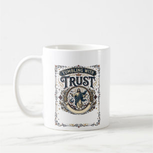 Taza De Café Playera gráfica de gimnasia de alegría Jesús Arte