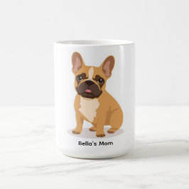Taza De Café Playful French Bulldog Coffee Mug Cheerful Dog