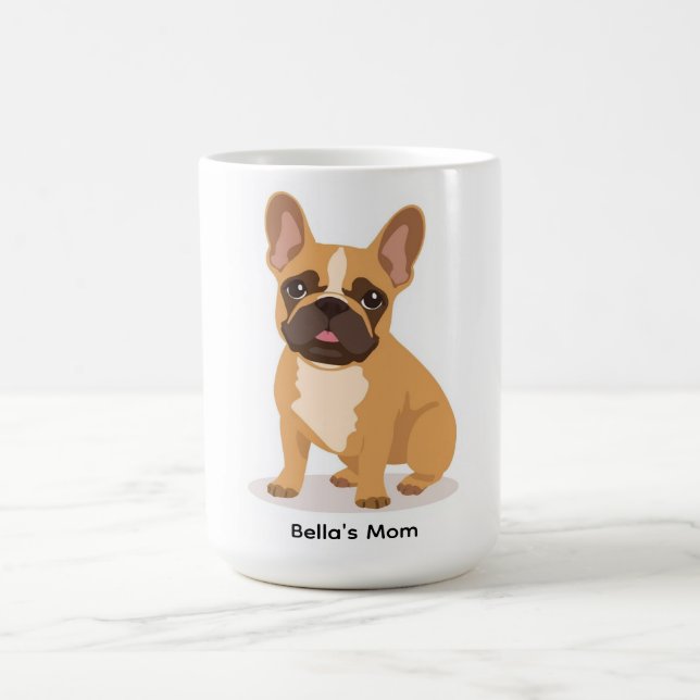 Taza De Café Playful French Bulldog Coffee Mug Cheerful Dog (Centro)