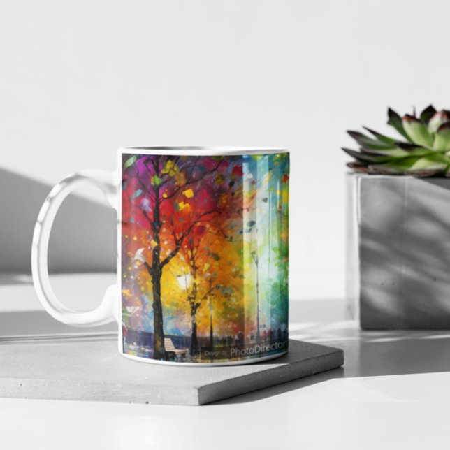 Taza De Café Plaza de París versión 4 (Paris square Version 4 Coffee Mug
)