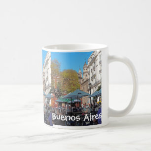 Taza De Café Plaza Dorrego por la tarde