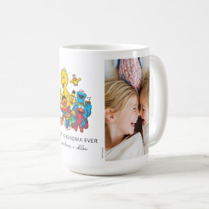 Taza De Café Plaza Sésamo 123   Foto de la abuela
