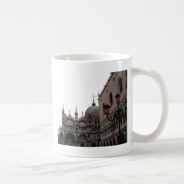 Taza De Café Plaza y Basílica de San Marcos (Derecha)