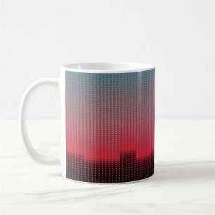 Taza De Café Plazas urbanas digitales: Desenfoque futurista.
