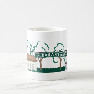 Taza De Café Pleasanton céntrico