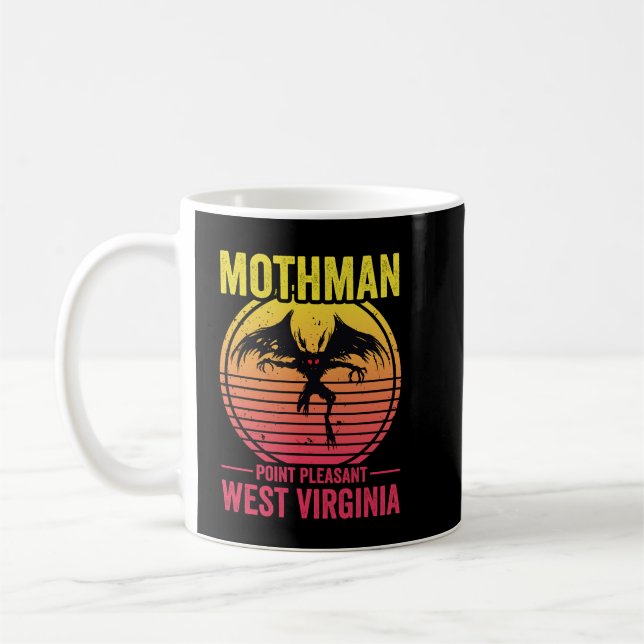 Taza De Café Plesant Mothman Point (Izquierda)
