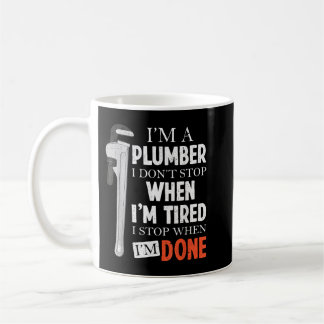 Taza De Café Plomería A Un Plomero No Detener Pipefitter De Plo