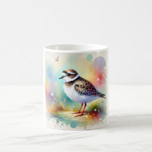 Taza De Café Plover in a serene landscape 300924AREF137 - Water