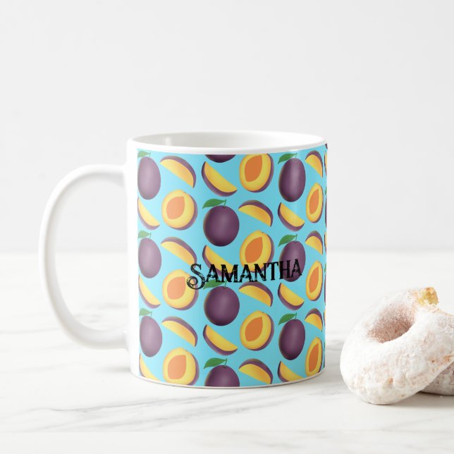 Taza De Café Plum Fruit (Con donut)